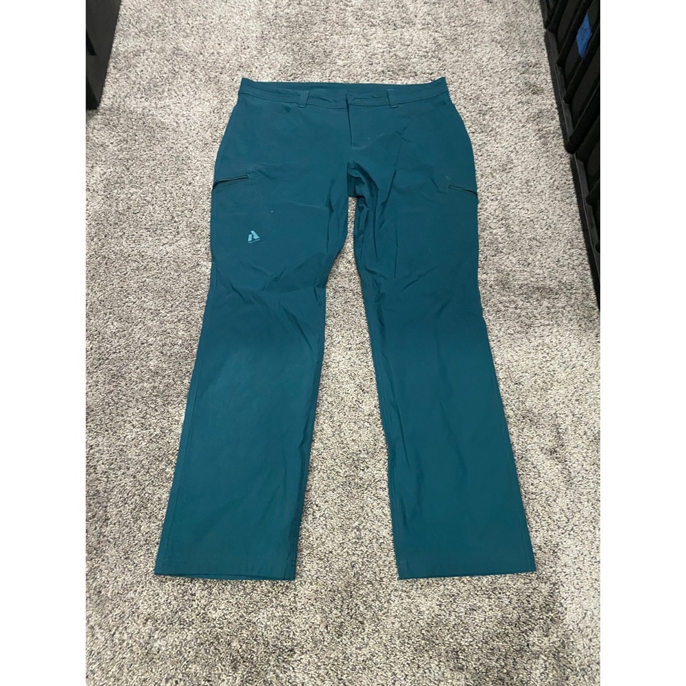 Eddie Bauer First Ascent Women Hiking Pants Teal P12 Excellent